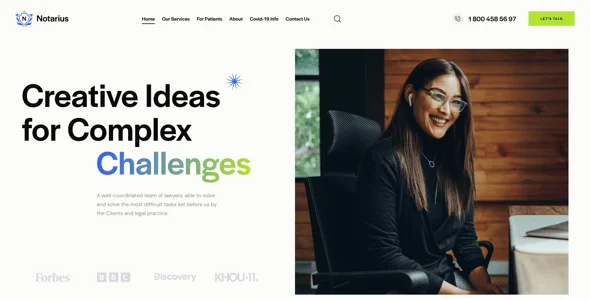 Notarius -  Lawyer Legal Advisor WordPress Theme — blog and article listing