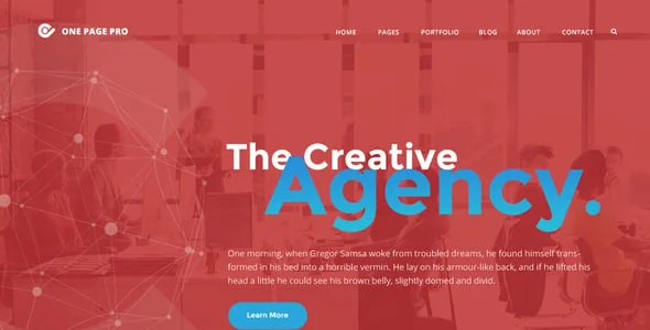 One Page Pro - Multipurpose WordPress — blog and article listing
