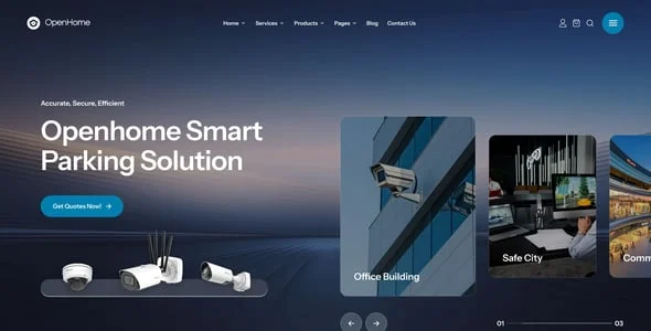 Openhome - CCTV & Security WordPress Theme — single post layout
