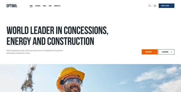 Optima | Steel Factory & Industrial Plant WordPress Theme — single post layout