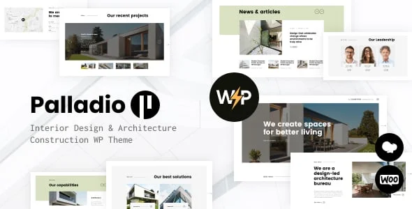 Palladio | Decorator & Furniture Arranging WordPress Theme — homepage layout