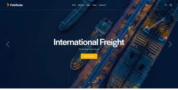 Pathfinder - Shipping, Supply & Delivery Services WordPress Theme — blog and article listing