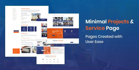 Patrai Industry - Industrial WordPress Theme — interior page design