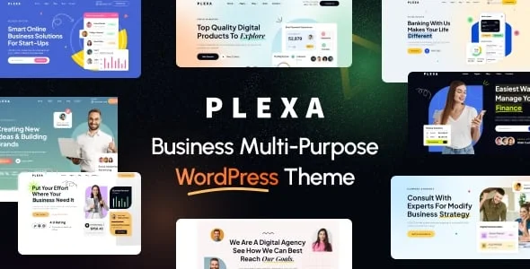 Plexa Business Multipurpose WordPress Theme — homepage layout