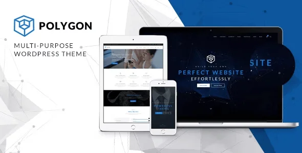 Polygon - Business Corporation  Agency WP Theme — homepage layout