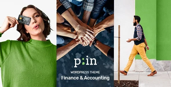 PrimeInvest - Finance and Consulting WordPress Theme — homepage layout