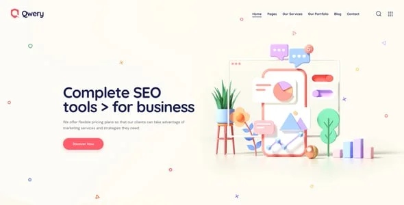 Qwery - Multi-Purpose Business WordPress & WooCommerce Theme + AI Features — single post layout