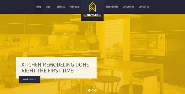 Renovation - Construction Company WordPress Theme — blog and article listing