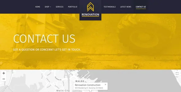Renovation - Construction Company WordPress Theme — single post layout