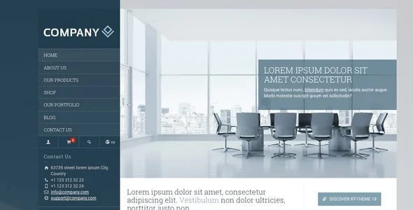 RT-Theme 19 | Multi-Purpose WordPress Theme — design detail view