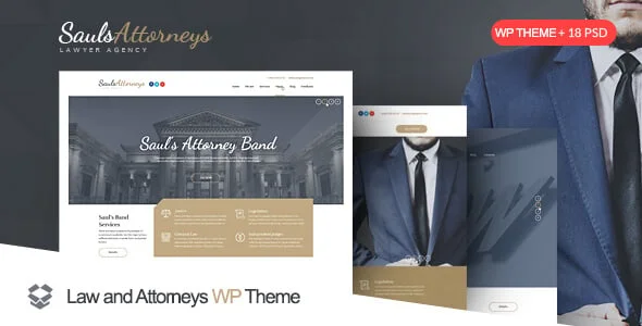 Sauls Attorneys | Lawyer Attorney WordPress — homepage layout