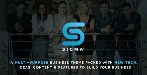 SIGMA | Business Multi-purpose & Latest Technology Responsive WordPress Theme — homepage layout