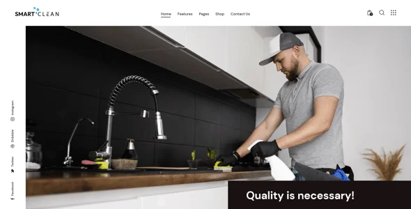 SmartClean | Housekeeping & Cleaning Company WordPress Theme — blog and article listing