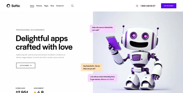 Softic - Software Company & Digital Services WordPress Theme — blog and article listing