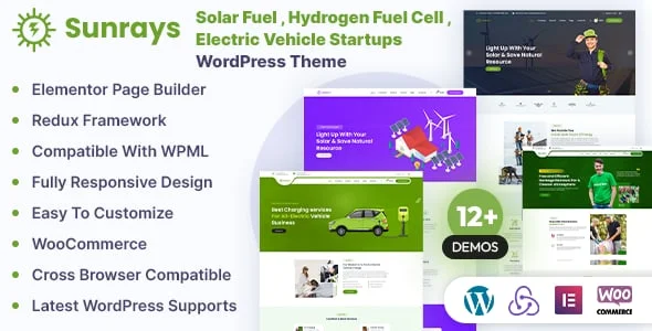 Solar Panel - Solar Energy WordPress Theme — homepage layout