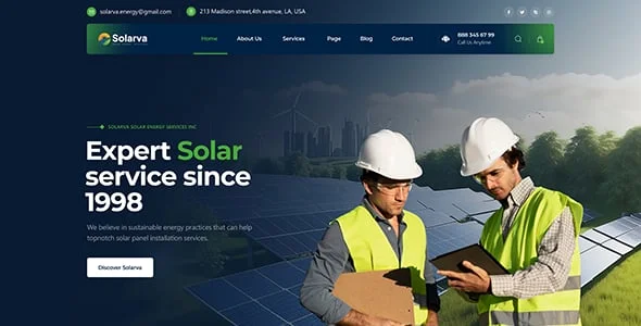 Solarva - Ecology & Solar Energy Theme — single post layout