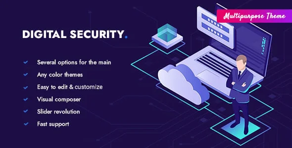 Solutech - Security & CCTV WordPress Theme — design detail view