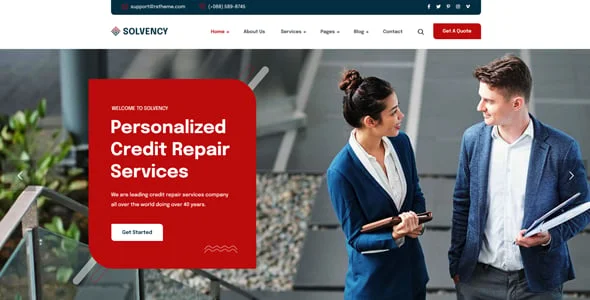 Solvency - Finance & Credit Repair WordPress Theme — blog and article listing