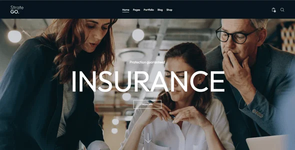 Stratego - Business, Trade & Sales WordPress Theme — interior page design