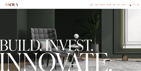 Strux - Architecture & Interior and Exterior Design WordPress Theme — blog and article listing