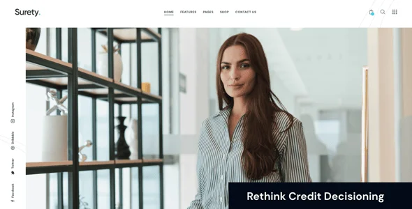 Surety - Accountanting, Bookkeeping & Finance WordPress Theme — interior page design
