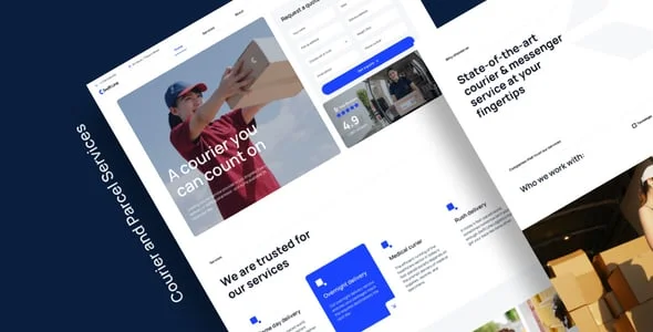 SwiftL - Trucking Courier — interior page design