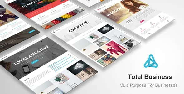 Total Business - Multi-Purpose WordPress — homepage layout