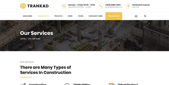 Trankad - Construction WordPress Theme — single post layout