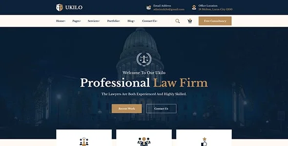 Ukilo - Lawyer & Attorney WordPress Theme — single post layout