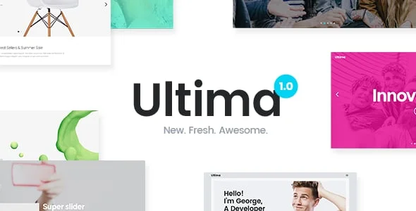 Ultima - Digital Marketing Agency WordPress Theme — homepage layout