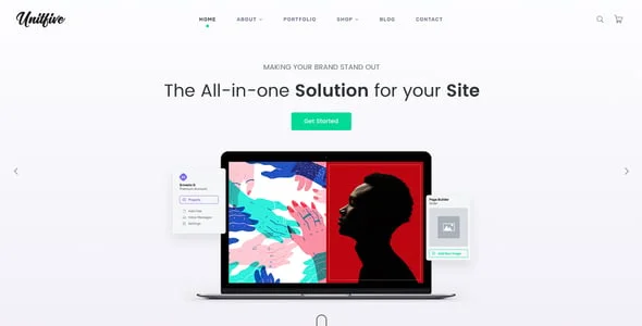 Unit Five - Creative Multi-Purpose WordPress Theme + RTL — blog and article listing