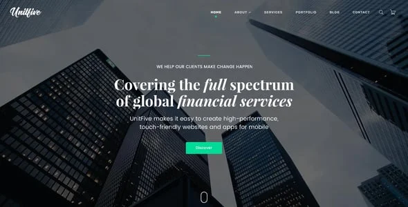 Unit Five - Creative Multi-Purpose WordPress Theme + RTL — design detail view