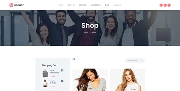 uReach | Immigration Center & Relocation Company WordPress Theme — single post layout