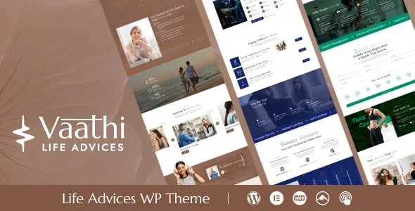 Vaathi - Business Coach WordPress — homepage layout