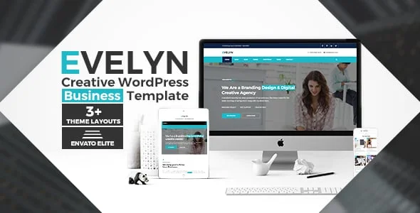 VG Evelyn - Multipurpose Business and Agency WordPress Theme — homepage layout