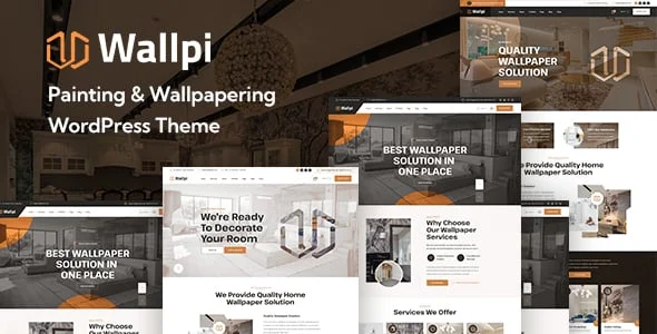 Wallpi - Painting & Wallpapering WordPress Theme — homepage layout