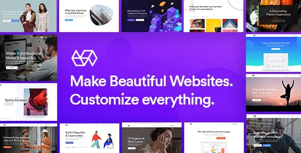 Webify – All-in-One Elementor WordPress Theme — homepage layout