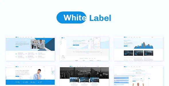 White Label - Business And Company Theme — homepage layout
