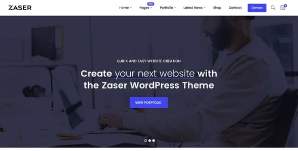 Zaser Pro | All-in-one WordPress Theme — blog and article listing