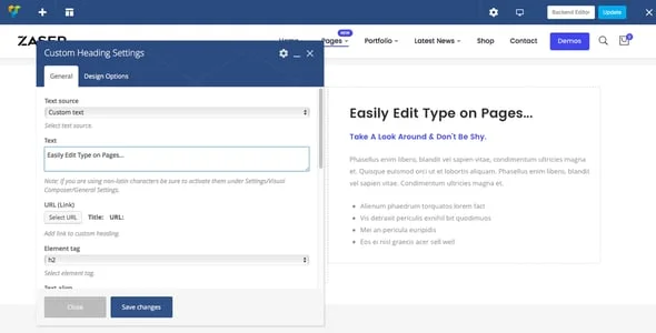Zaser Pro | All-in-one WordPress Theme — single post layout