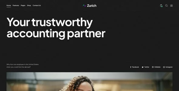 Zurich - Business & Investment Consulting WordPress Theme — blog and article listing