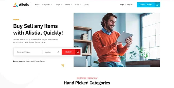 Alistia - Places Listing WordPress Theme — service and pricing page