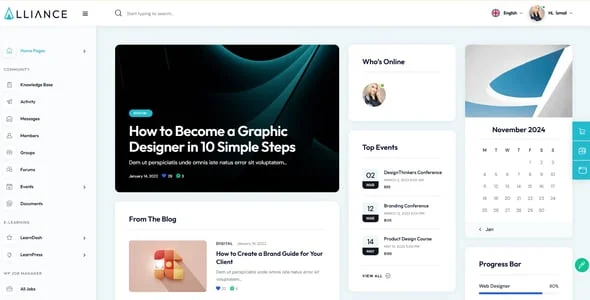 Alliance | Intranet & Extranet BuddyPress WordPress Theme — service and pricing page