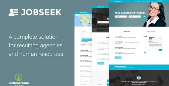Jobseek - Job Board WordPress Theme — homepage layout