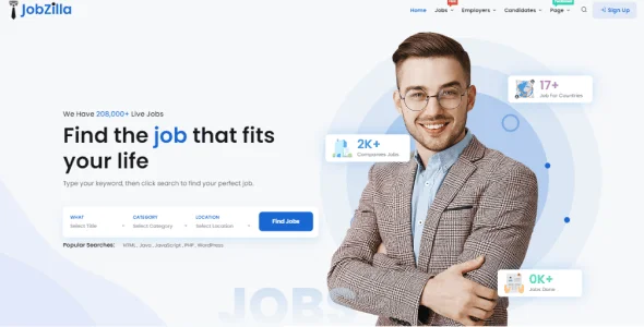 JobZilla - Job Board WordPress Theme — service and pricing page