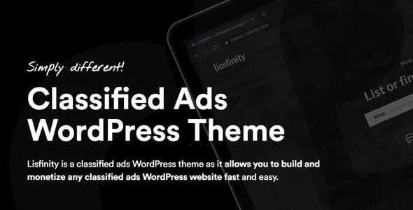 Lisfinity - Classified Ads WordPress Theme — homepage layout