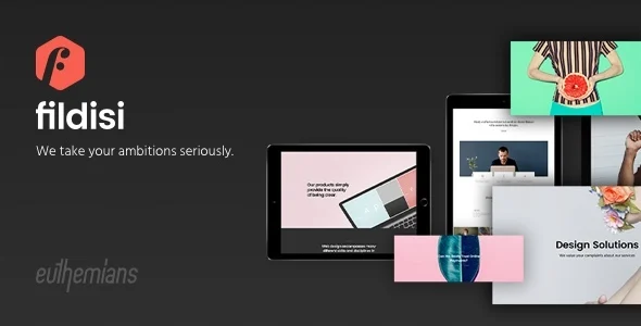 Fildisi - Responsive Multi-Purpose WordPress Theme WordPress theme homepage layout for a business corporate website