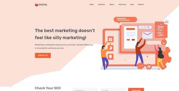 Digitax - SEO & Digital Marketing Agency WordPress Theme — service and pricing page