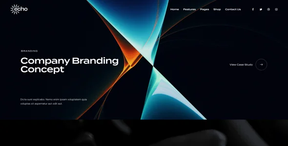 Echo - Advertising Bureau & Branding Agency WordPress Theme — interior page design