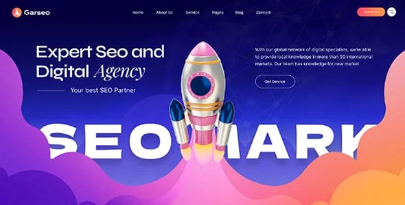 Garseo - SEO & Digital Marketing Agency WordPress Theme — case study or portfolio page